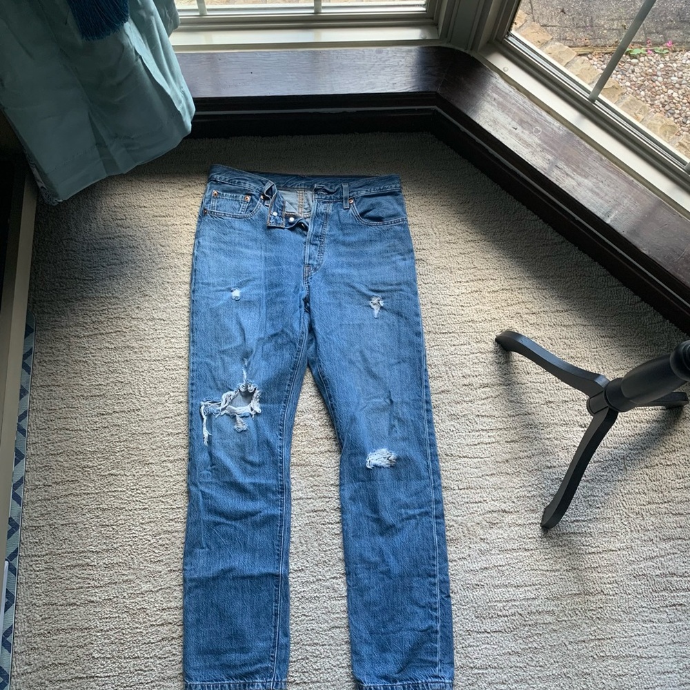 Levi's Classic Blue Denim Jeans